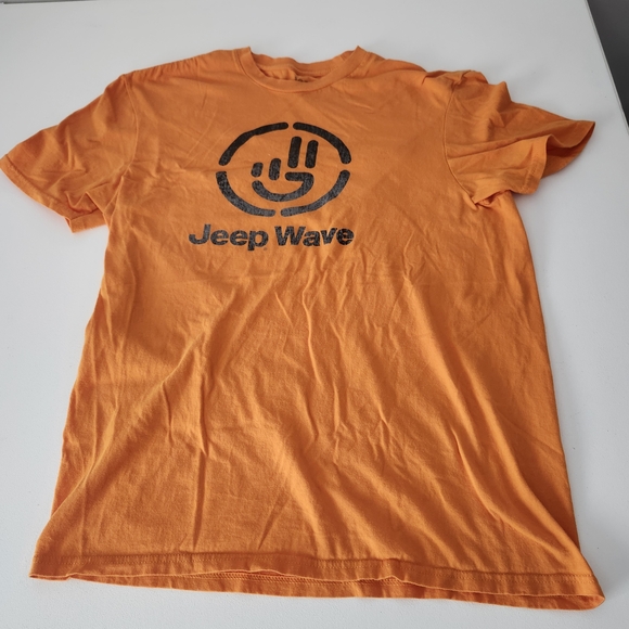Jeep Wave Orange T-Shirt for Men - Picture 1 of 4